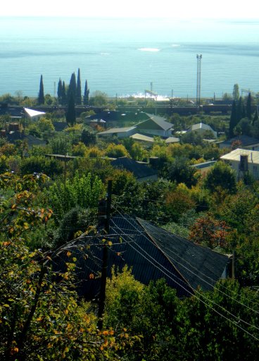 Условия проживания, Наше море, Цандрипш — курортный поселок, Осень в Абхазии